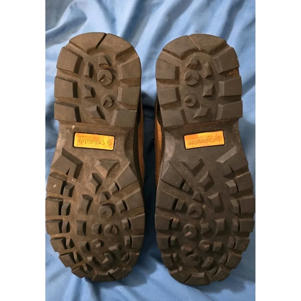 Columbia Copper River Hiking Boots‎ Sz 9 Brn Leather OmniTech Waterproof
